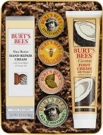 Burt's Bees Easter Basket Stuffers Gifts, 5 Body Care Products, Everyday Essentials Set - Original Beeswax Lip Balm, Deep Cleansing Cream. Hand Salve, Body Lotion & Foot Cream, Travel Size